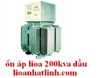 ỔN ÁP LIOA 3 PHA 200KVA  NGÂM DẦU