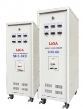 ỔN ÁP LIOA SH3 3KII-LIOA DR3-3KII 260V-430V/ 160V-430V/ 380V-200V