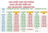 DAI LÝ BÁN ON AP BIEN AP LIOA NHAT LINH TẠI HAI PHÒNG GỌI 0982057799