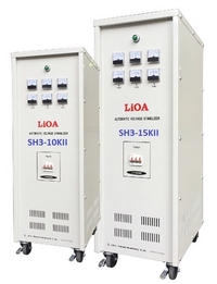 ỔN ÁP LIOA SH3 15KII-ĐIỆN VÀO 260V-430V ĐIỆN RA 380V, 200V 3 PHA