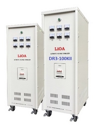 ỔN ÁP LIOA DR3 100KII-160V-430V 3 PHA DẢI RỘNG DÙNG CHO KHU VỰC ĐIỆN QUÁ YẾU