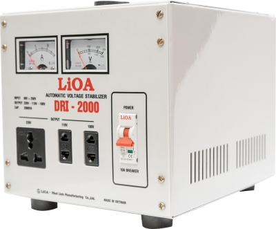 lioa 2kva dùng cho các thiết bị điện có công suất nhở hơn 2kva 