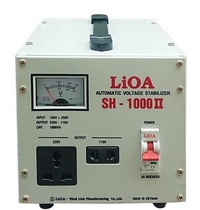 
Ổn áp lioa có rất nhiều mẫu với công suất khác nhau tùy vào nhu cầu sử dụng mà khách hàng có thể lựa chọn cho bạn một chiếc ổn áp phù hợp với gia đình., ổn áp lioa sh 1000ii input 150v-250v , output 220v 110v